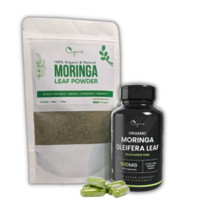 Moringa Capsules + Powder Pouch